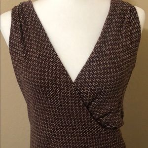 Women's Maroon Nine West Sleeveless Dress